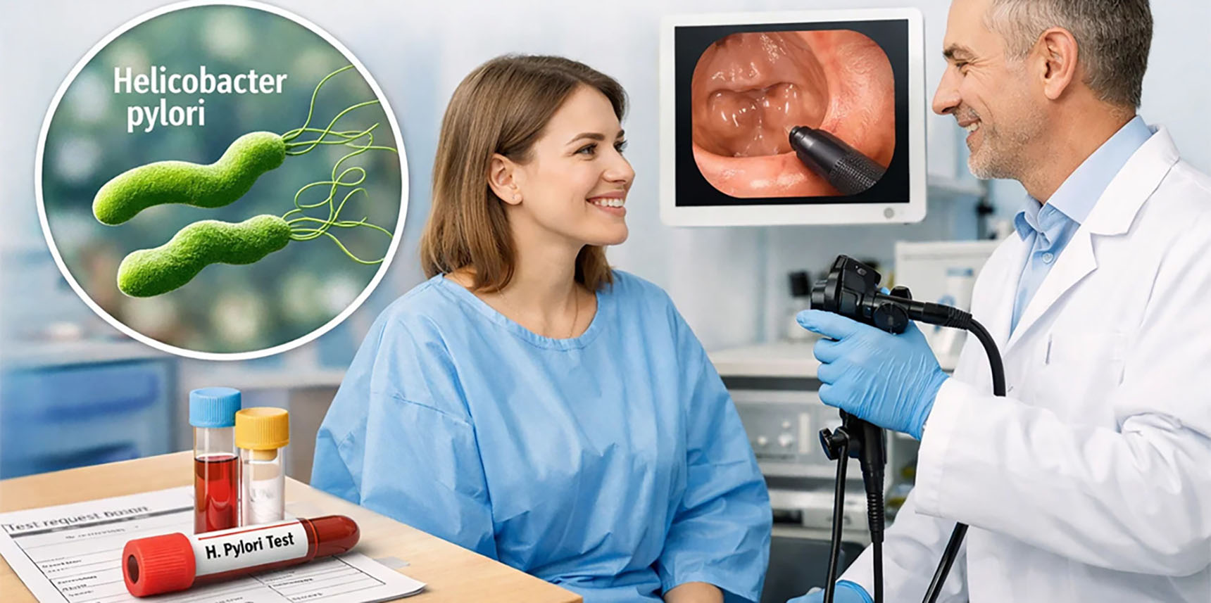 Helicobacter pylori: как диагностируют и когда нужна гастроскопия